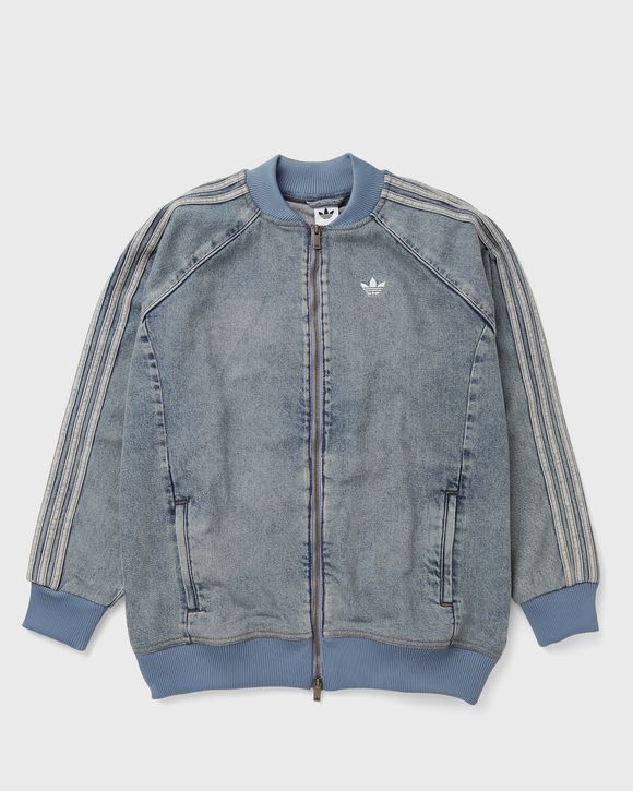 WMNS SST OVERSIZED DENIM TRACKTOP