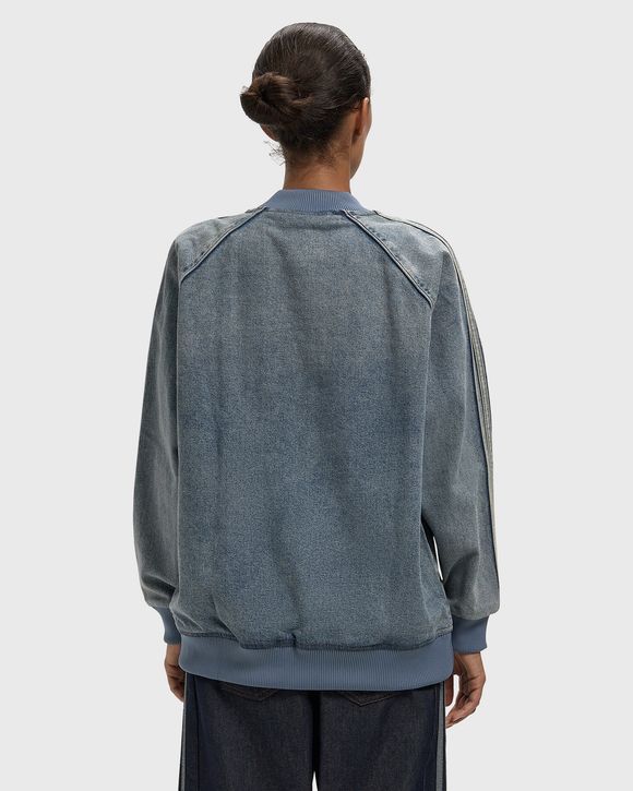 WMNS SST OVERSIZED DENIM TRACKTOP