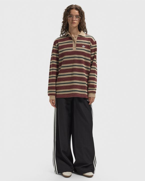 WMNS STRIPE KNITTED POLO