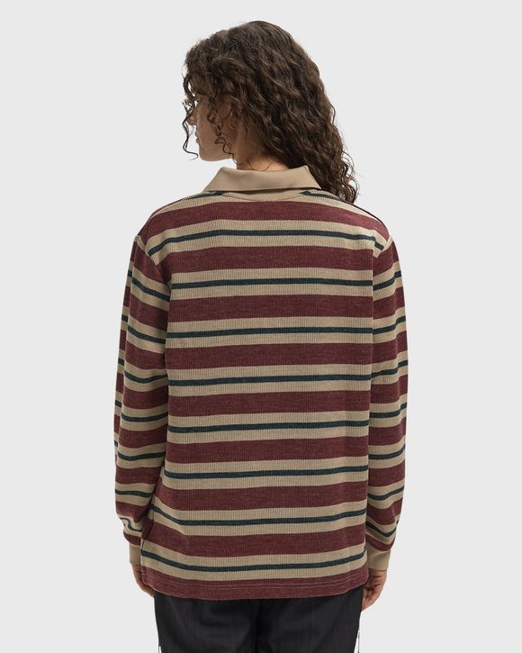 WMNS STRIPE KNITTED POLO