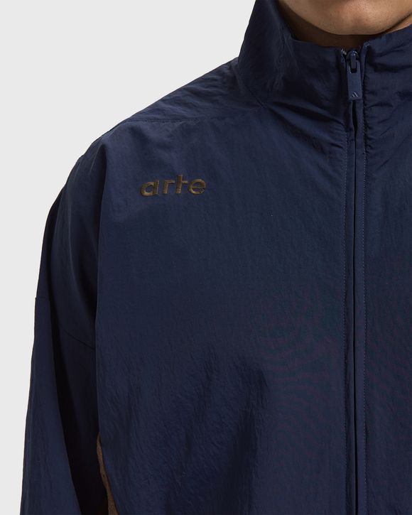 X ARTE ANTWERP Z.N.E. MATERIAL MIX FULL-ZIP TRACKTOP