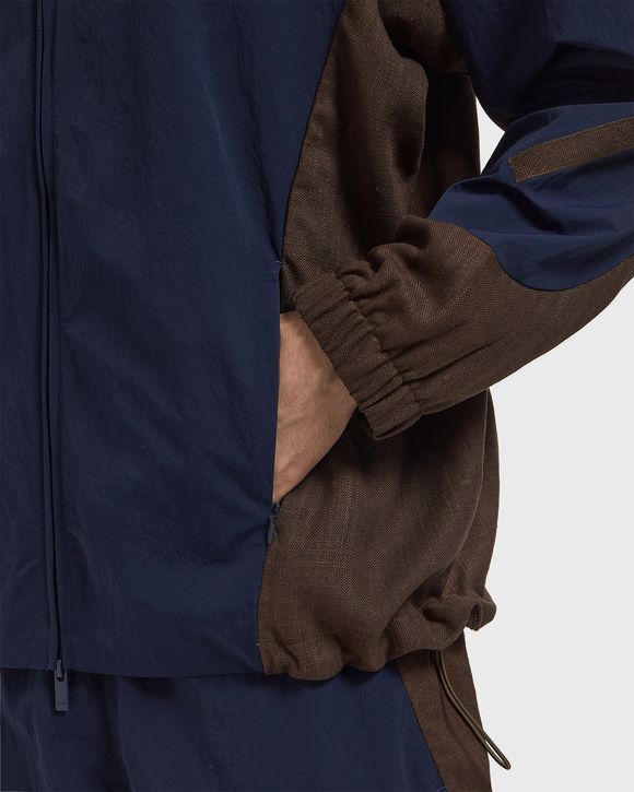 X ARTE ANTWERP Z.N.E. MATERIAL MIX FULL-ZIP TRACKTOP