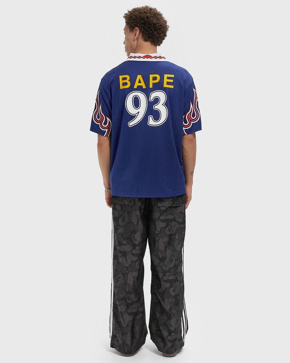 Adidas x BAPE SSL FLAME JERSEY Blue | BSTN Store