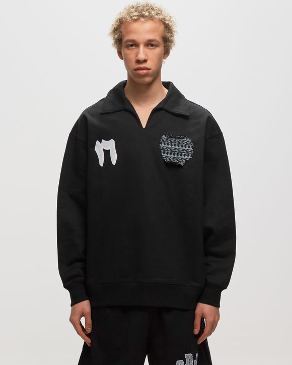 SUR PATCH COLLAR CREWNECK