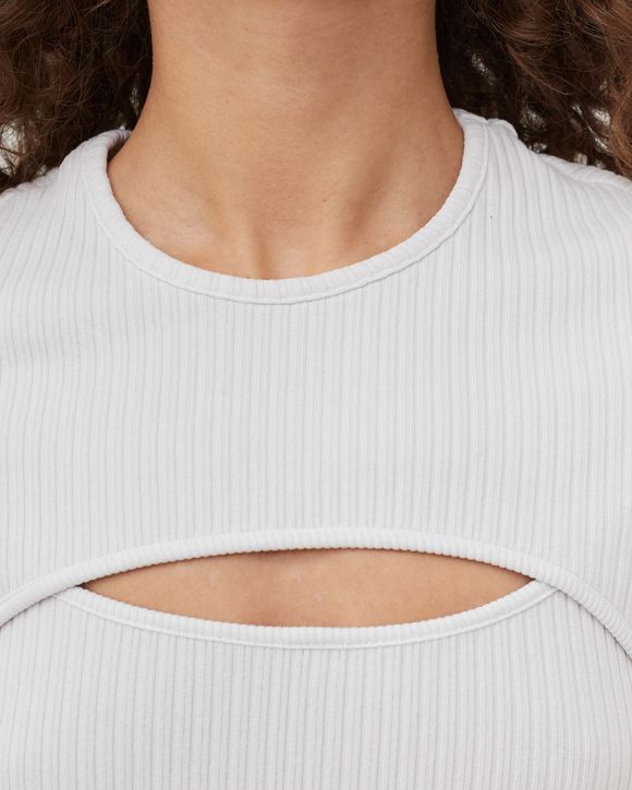 WMNS lyza cut out rib (organic cotton)