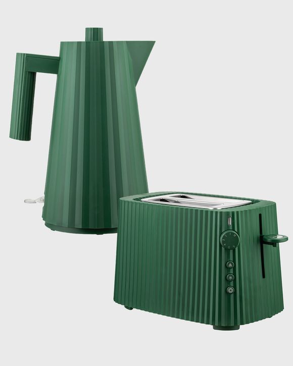 Plissé Bundle grün Wasserkocher 1,7l und Toaster - EU PLUG