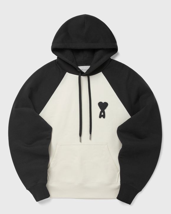 BOXY FIT HOODIE WITH AMI DE COEUR KNITTED PATCH