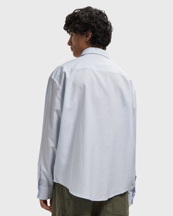 BOXY FIT SHIRT BUTTON DOWN COLLAR AND EMBROIDERED AMI DE COEUR