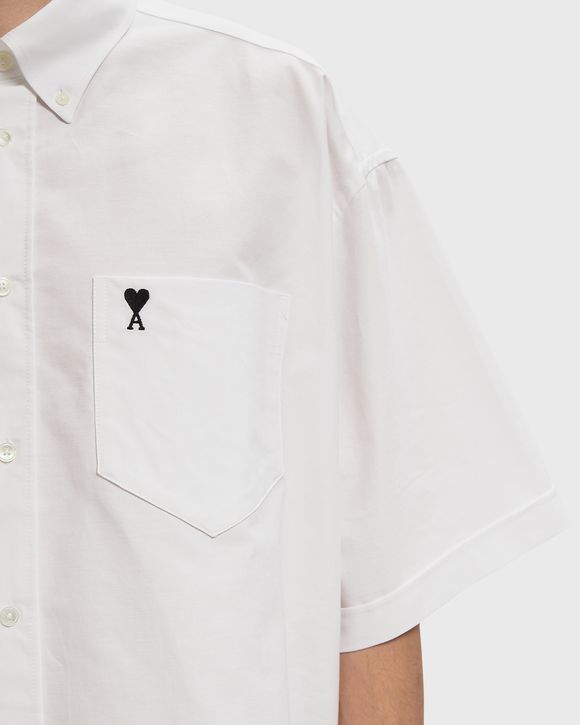 BOXY SHORT SLEEVE SHIRT WITH BUTTON DOWN