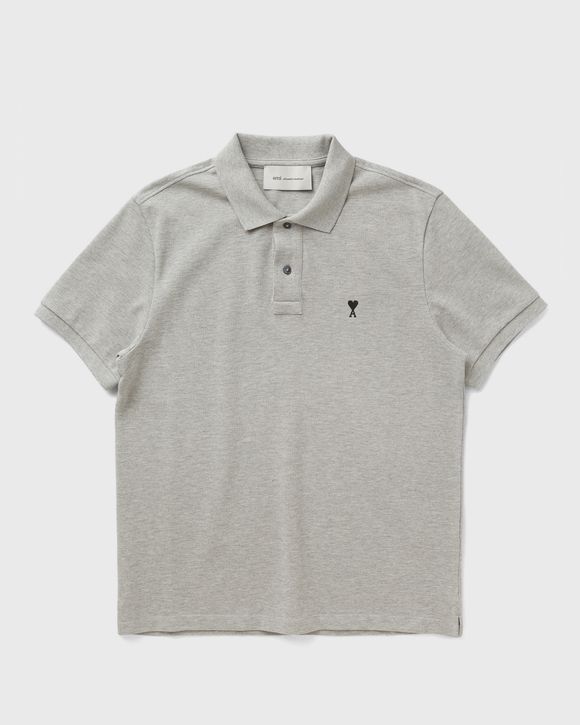 CONTRASTED AMI DE COEUR POLO SHIRT