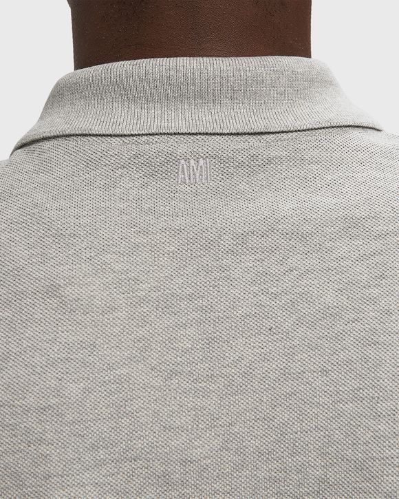 CONTRASTED AMI DE COEUR POLO SHIRT