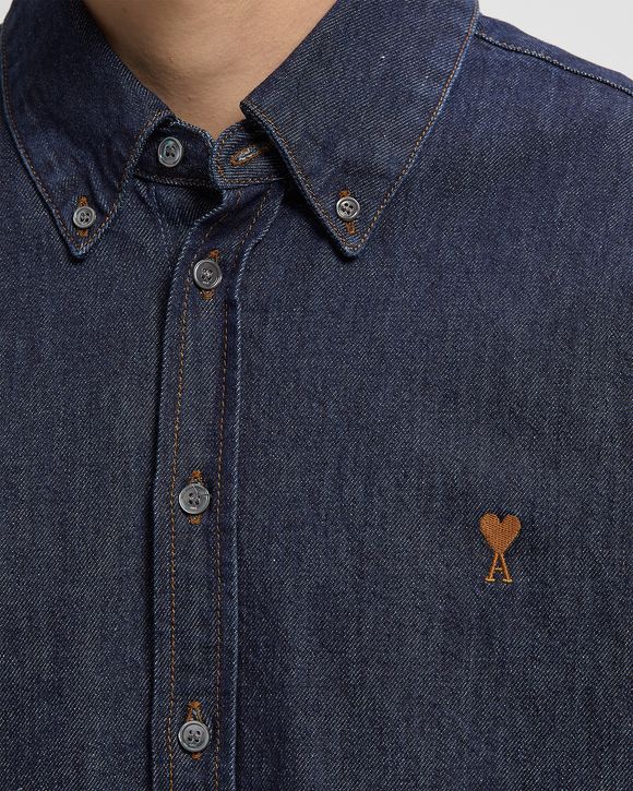 CONTRASTED AMI DE COEUR SHIRT