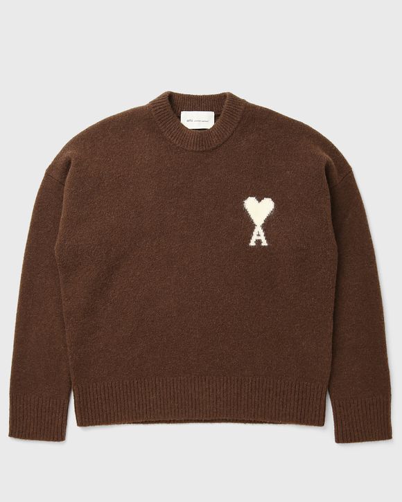 CREWNECK SWEATER WITH AMI DE COEUR