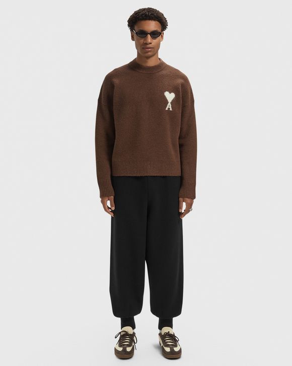 CREWNECK SWEATER WITH AMI DE COEUR