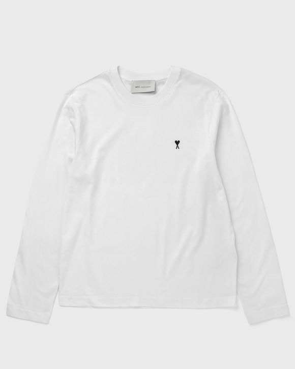 LONG SLEEVES TSHIRT WITH CONTRASTED AMI DE COEUR