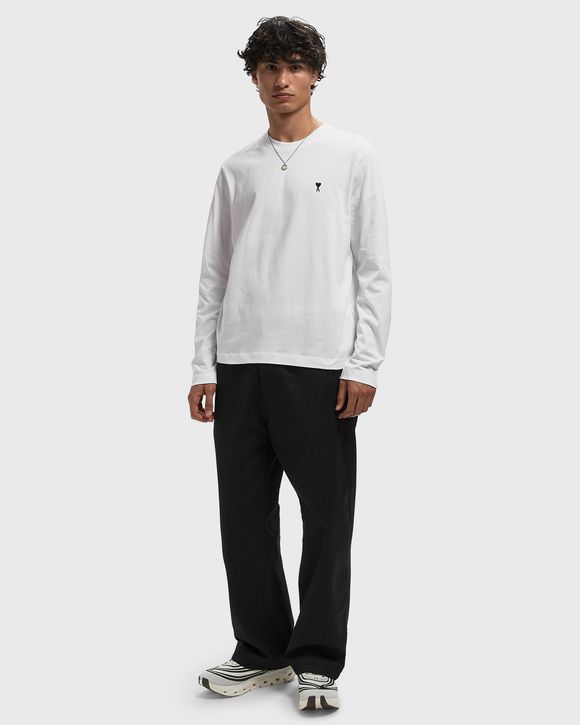 LONG SLEEVES TSHIRT WITH CONTRASTED AMI DE COEUR