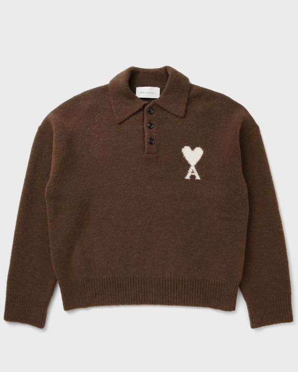 POLO SWEATER WITH AMI DE COEUR