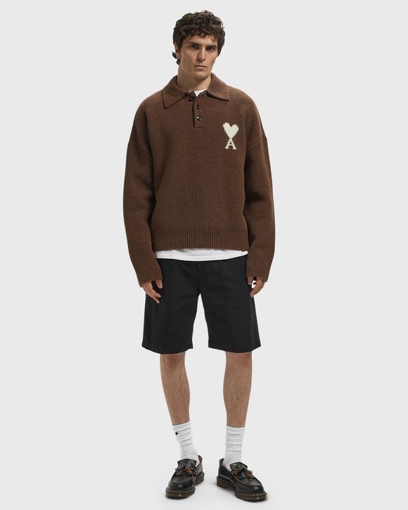 POLO SWEATER WITH AMI DE COEUR