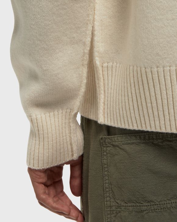 POLO SWEATER WITH CONTRASTED AMI DE COEUR
