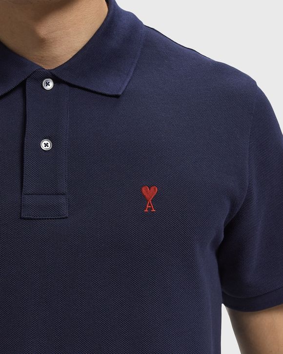 POLO WITH RED AMI DE COEUR