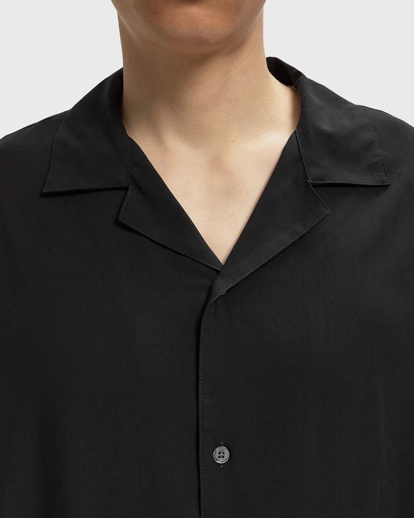 SHORT SLEEVE BOXY SHIRT WITH CAMP COLLAR AND EMBROIDERED Ami Paris