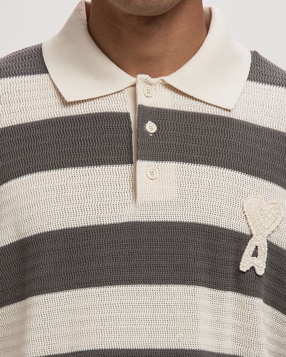 SHORT SLEEVES POLO WITH AMI DE COEUR PATCH