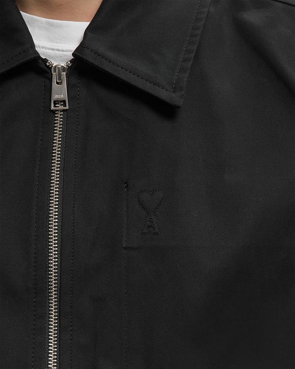 ZIPPED JACKET WITH EMBOSSED AMI DE COEUR