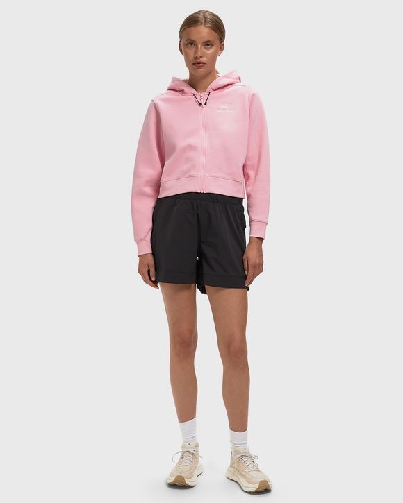 WMNS Emblem Fleece Full Zip Crop Hoody