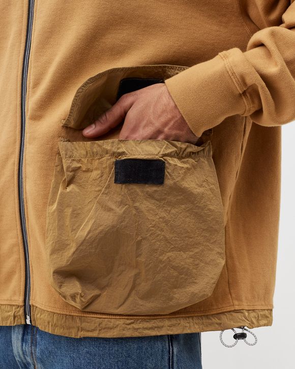 NYLON HYBRID ZIP THROUGH