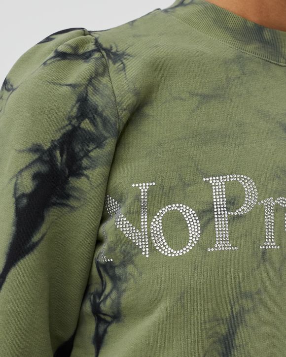 WMNS No Problemo Rhinestone Puff Sleeve Sweatshirt