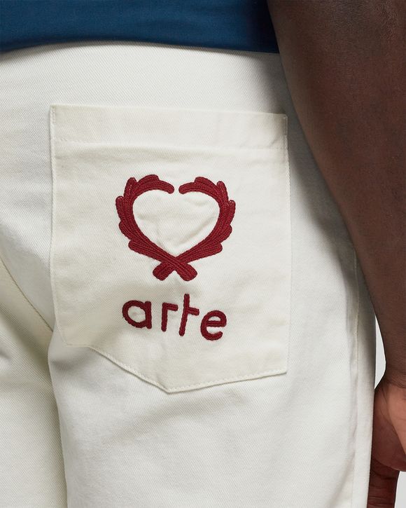 Back pocket embroidery