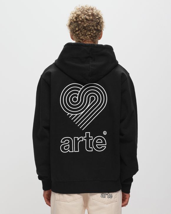 Back Stripes Heart Hoodie