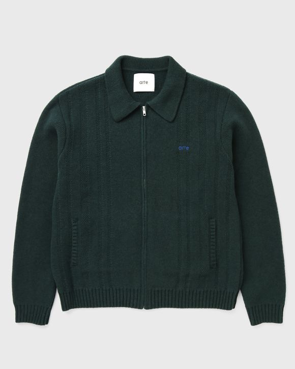 Cable Knit Zip Cardigan