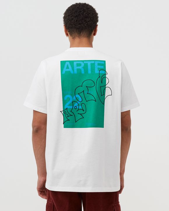 Green Print Back Tee