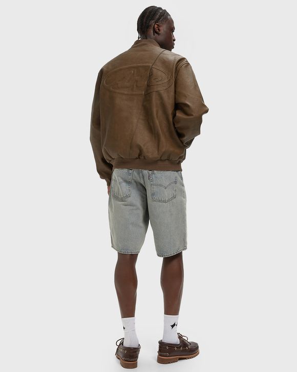 Leather Varsity Jacket