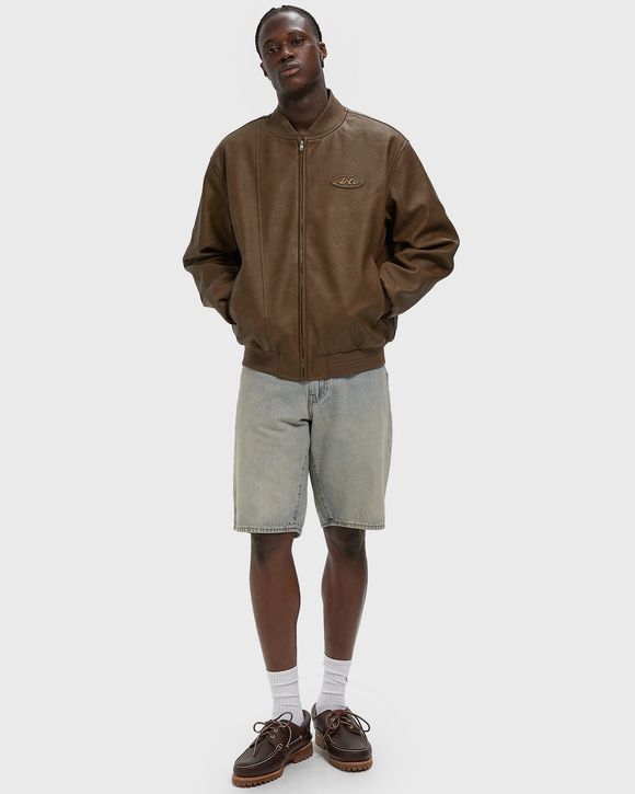 Leather Varsity Jacket