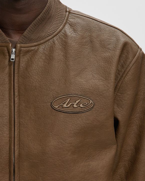 Leather Varsity Jacket