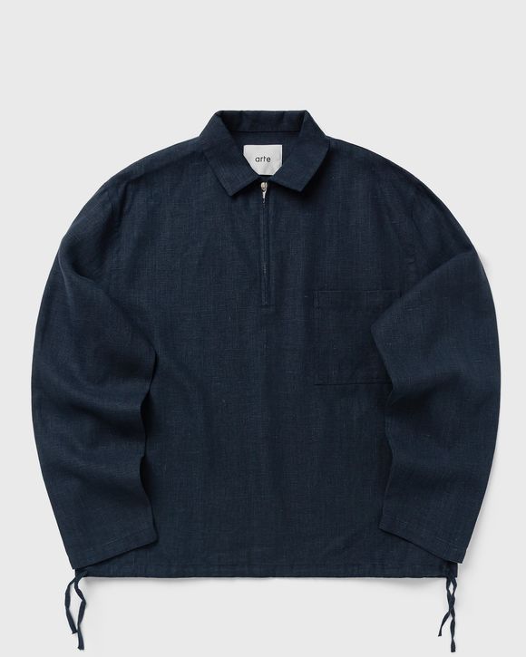 Linen Quarter Zip Pullover