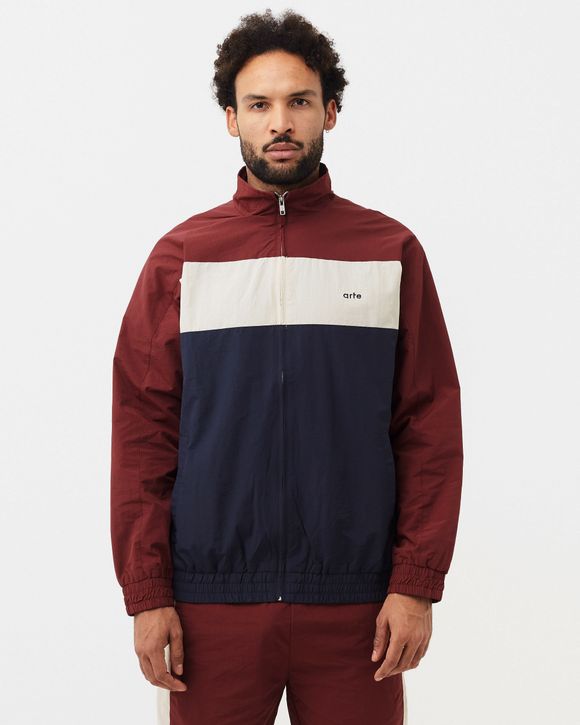 Nylon Colorblock Tracksuit Jacket