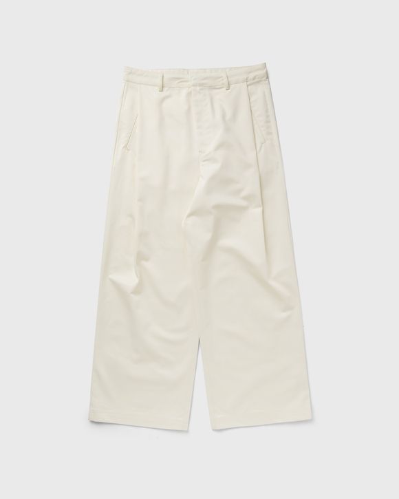 Pleaded Cotton Pants
