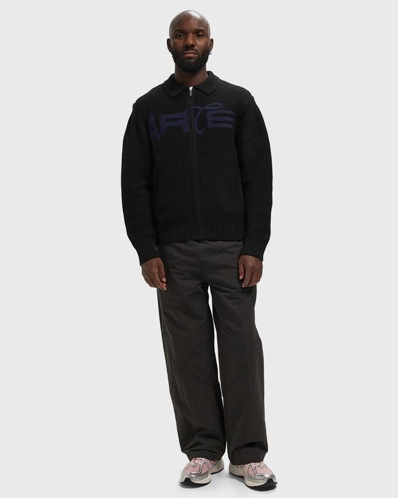 Stencil Zip Cardigan