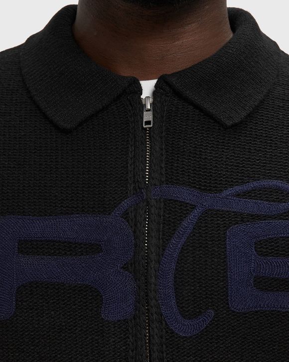 Stencil Zip Cardigan
