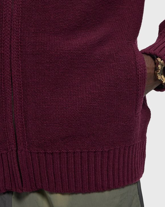 Stencil Zip Cardigan