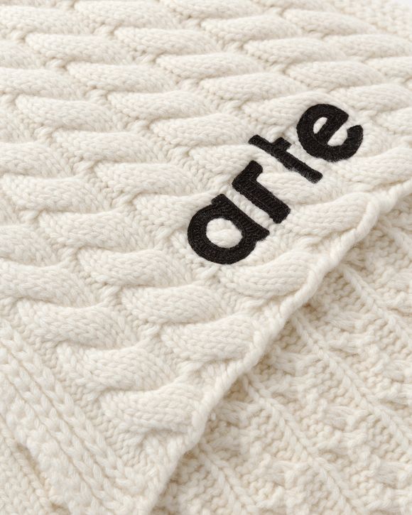 Textured Logo Scarf