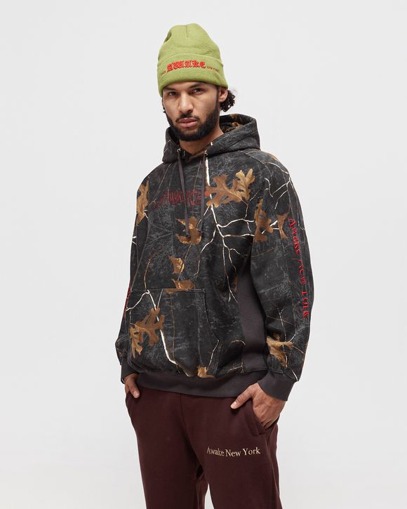 CLASSIC OUTLINE LOGO PANELED EMBROIDERED HOODIE