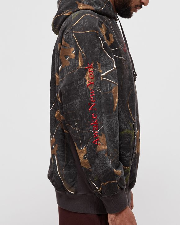 CLASSIC OUTLINE LOGO PANELED EMBROIDERED HOODIE