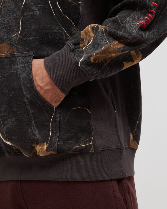CLASSIC OUTLINE LOGO PANELED EMBROIDERED HOODIE