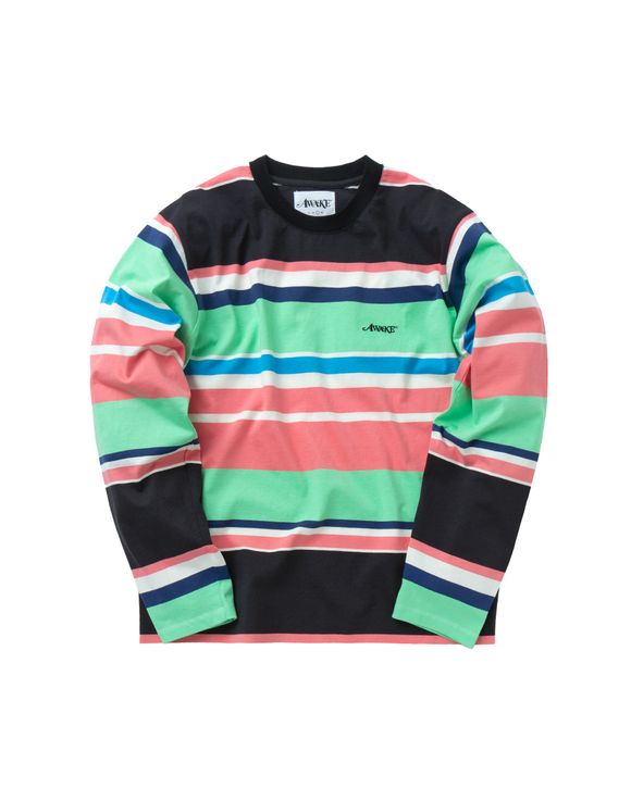 EMBROIDERED LOGO STRIPED Longsleeve