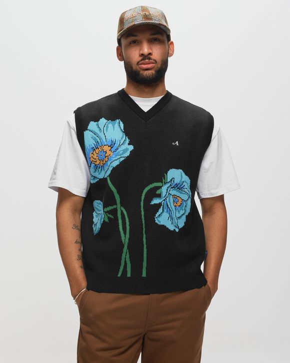 FLORAL SWEATER VEST