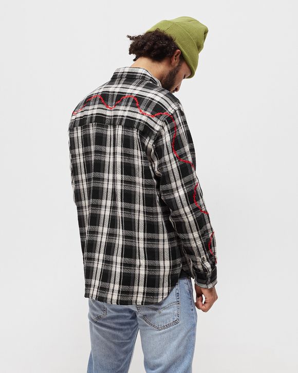 Heavyweight barbed Wire Back Flannel